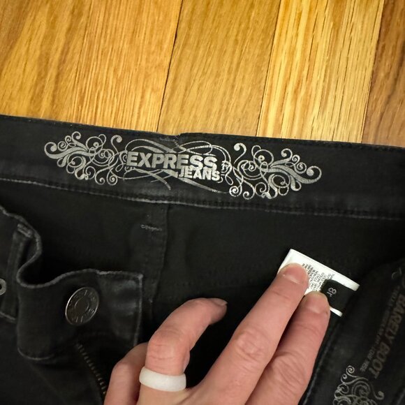 Express Bootcut Black Jeans - Picture 2 of 3